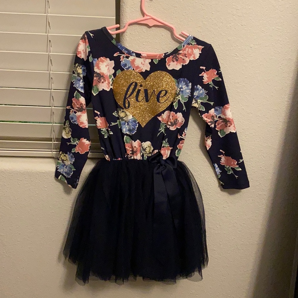 5T 5th birthday dress